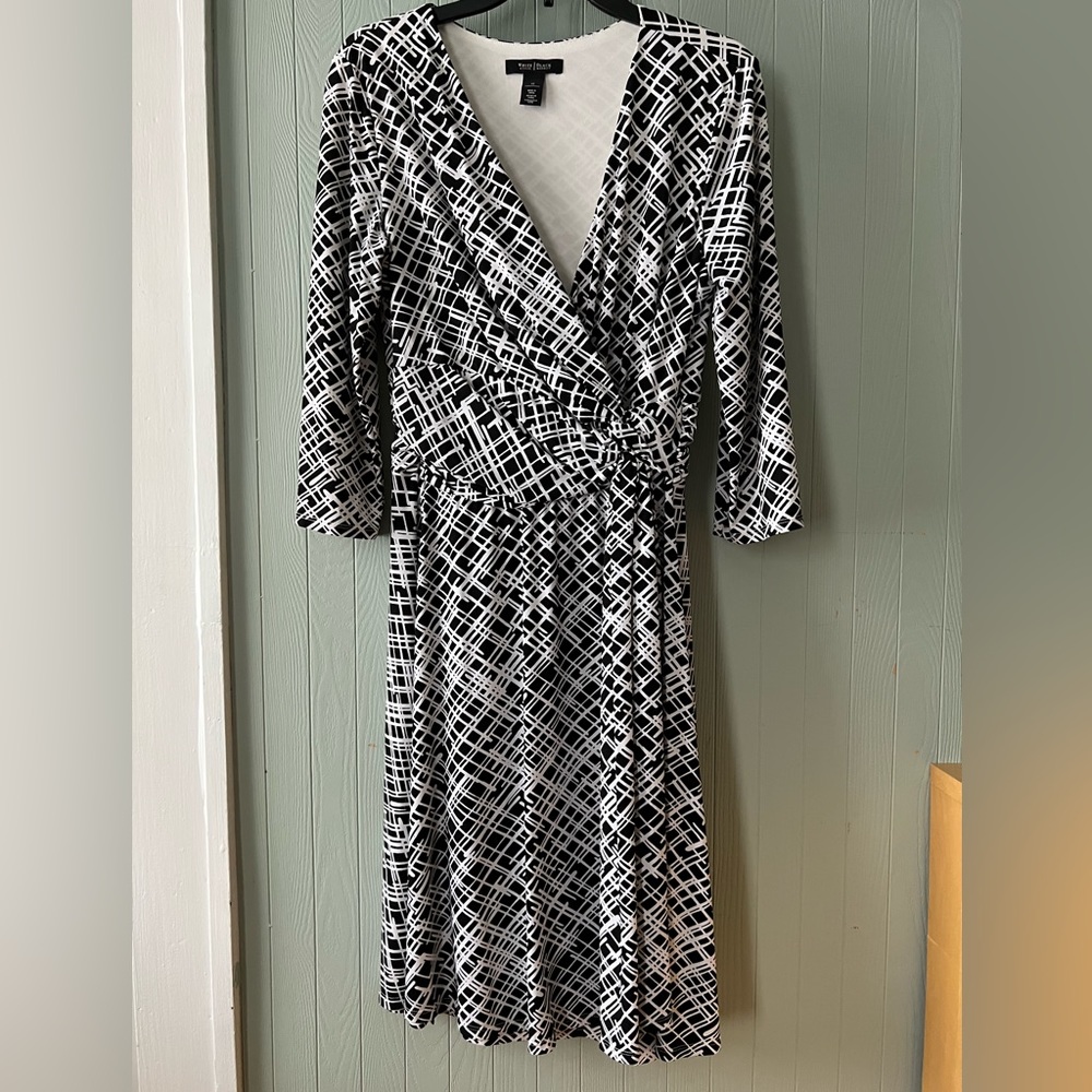 White House Black Market Faux Wrap Dress